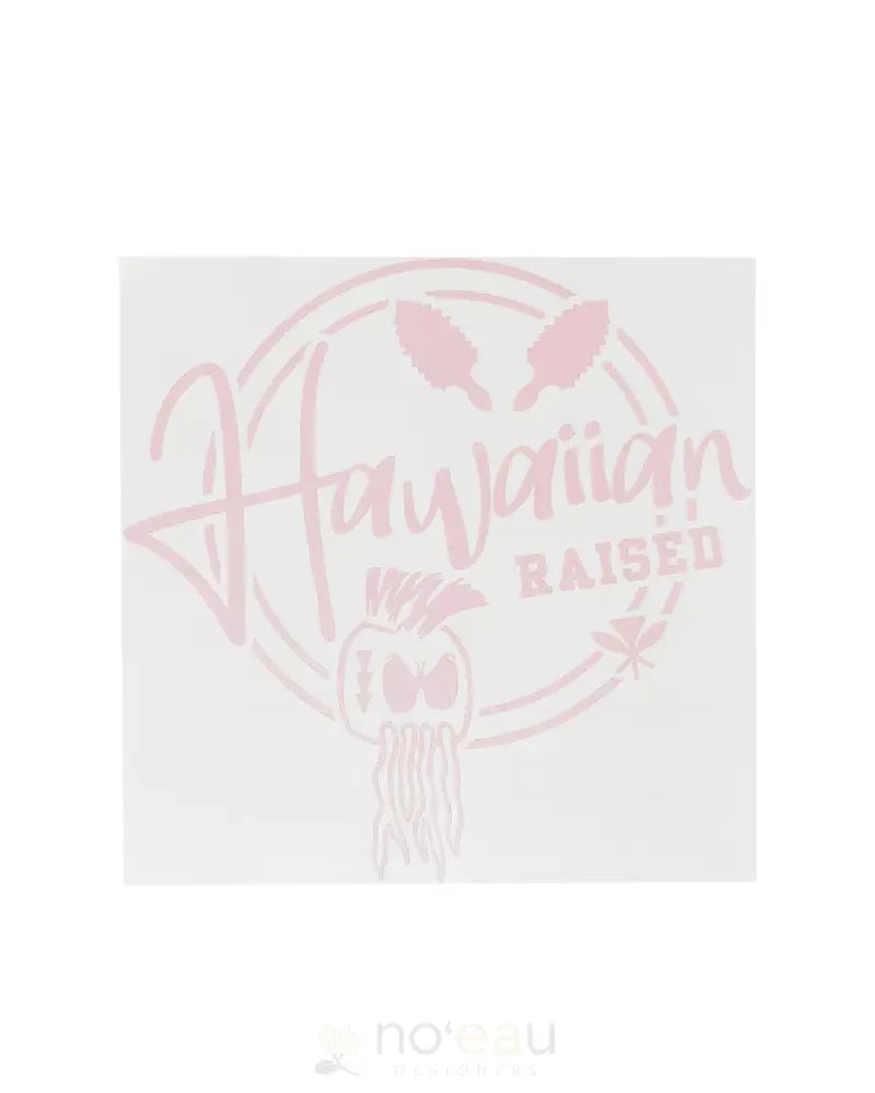 POLY YOUTH - Hawaiian Raised With Ikaika Helmet Large Vinyl Decal - Noʻeau Designers