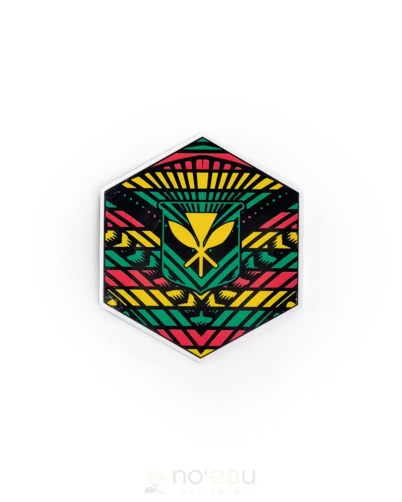 POLY YOUTH - Kanaka Flag Sticker - Noʻeau Designers