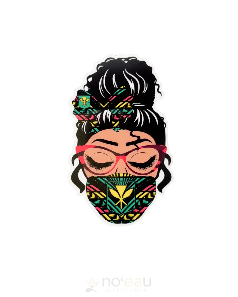 POLY YOUTH - Kanaka Queen Sticker - Noʻeau Designers