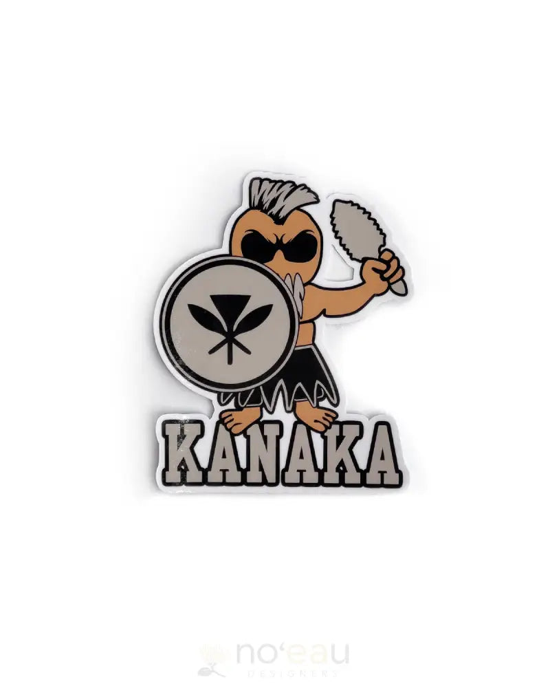 POLY YOUTH - Kanaka Warrior  Sticker - Noʻeau Designers