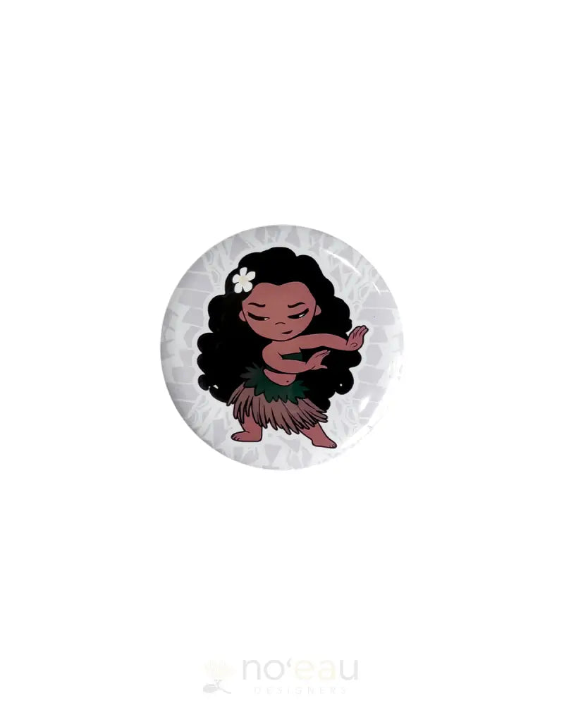 POLY YOUTH - Pins ADULT HULA GIRL STICKERS/PINS/PATCHES