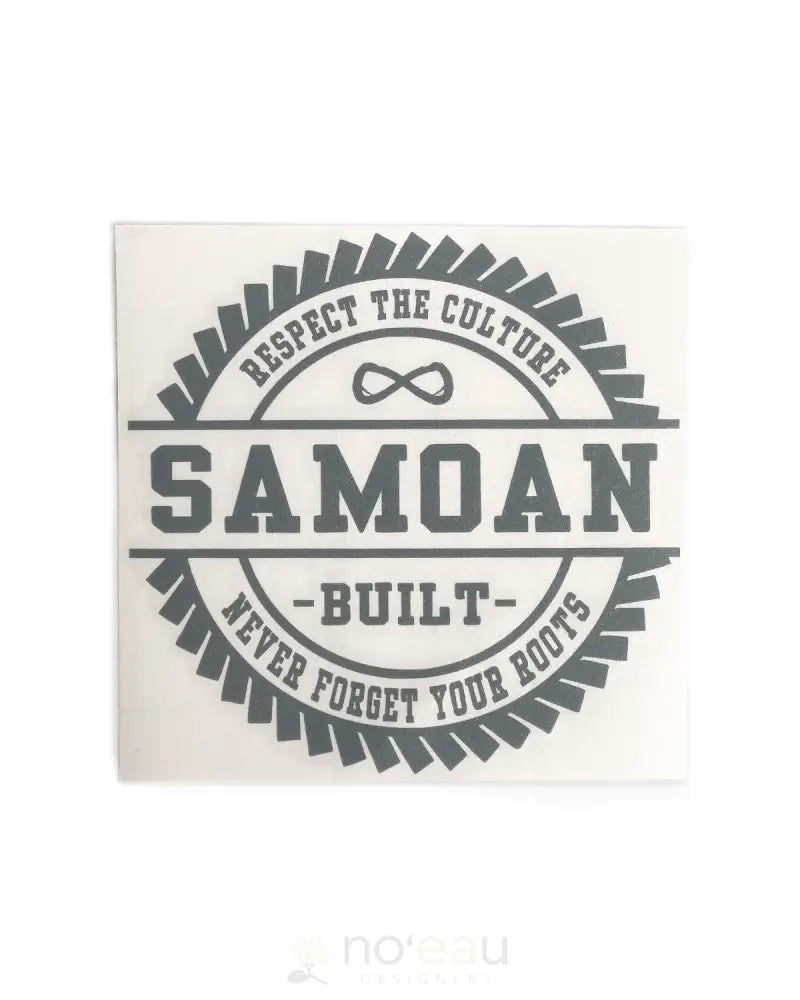 POLY YOUTH - Samoan Built Large Decal - Noʻeau Designers