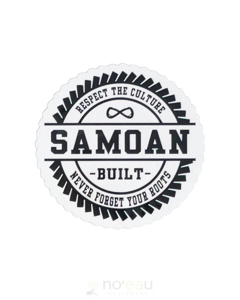 POLY YOUTH - Samoan Built Circle Small Stickers - Noʻeau Designers