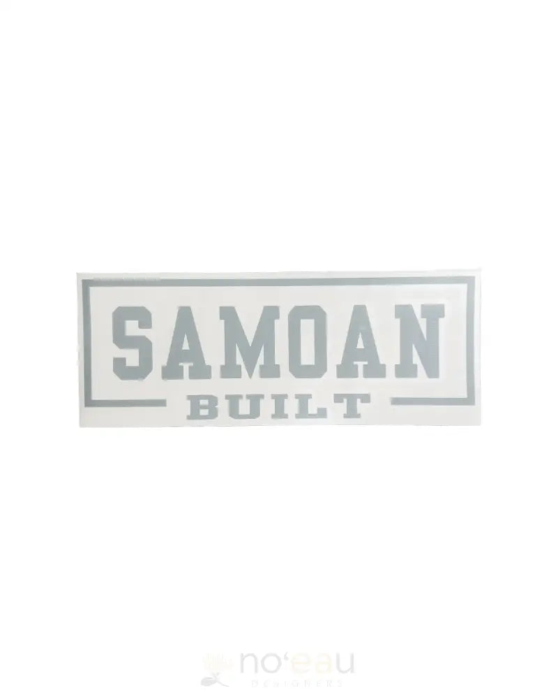 POLY YOUTH - Samoan Built Rectangle Large Decal - Noʻeau Designers