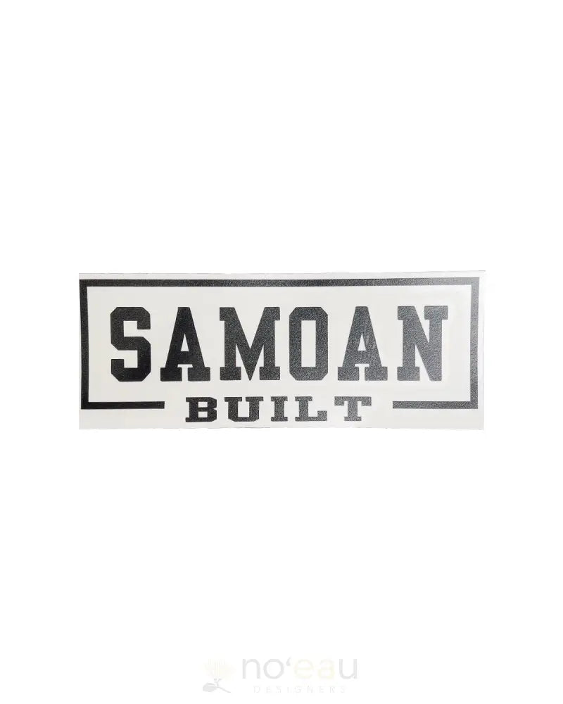 POLY YOUTH - Samoan Built Rectangle Decal - Noʻeau Designers