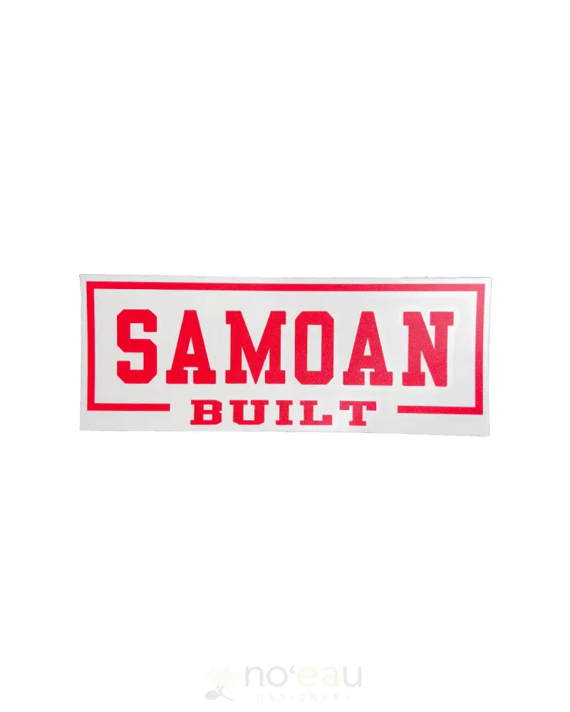 POLY YOUTH - Samoan Built Rectangle Decal - Noʻeau Designers