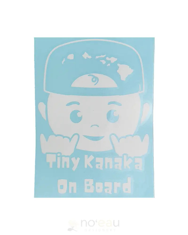 POLY YOUTH - Tiny Kanaka On Board Decal - Noʻeau Designers