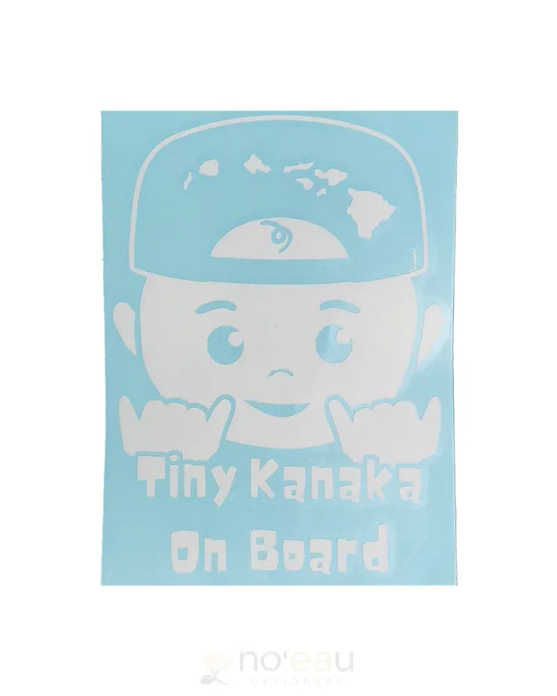POLY YOUTH - Tiny Kanaka On Board Decal - Noʻeau Designers