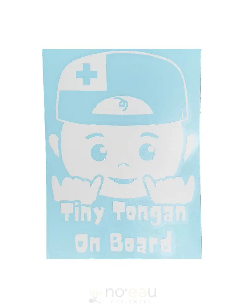 POLY YOUTH - Tiny Tongan On Board Decal - Noʻeau Designers