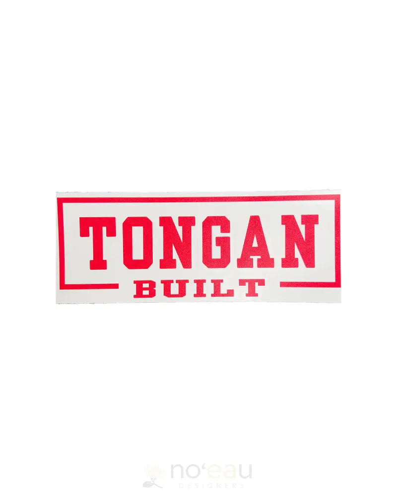 POLY YOUTH - Tongan Built Rectangle Large Vinyl Decal - Noʻeau Designers