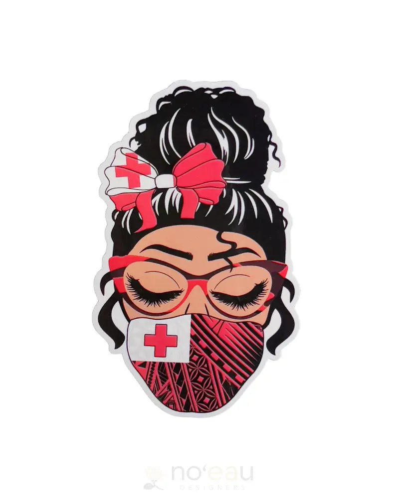 POLY YOUTH - Tongan Queen Sticker - Noʻeau Designers