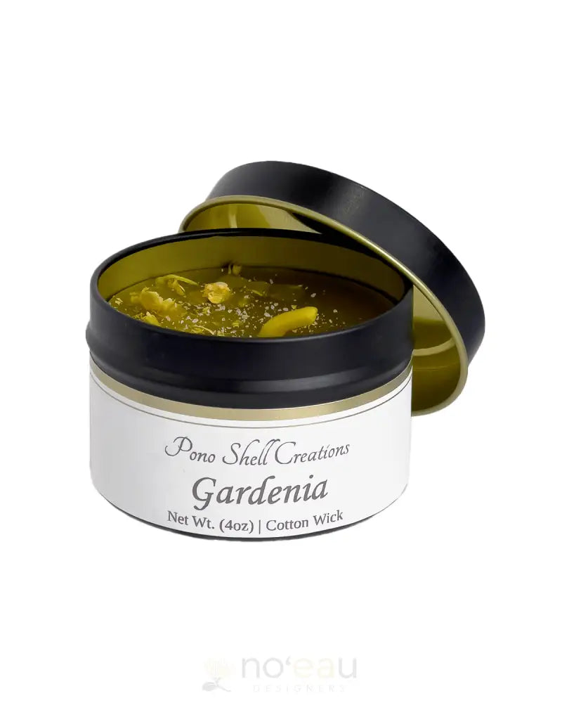 PONO SHELL CREATIONS - Beeswax Herbal Candle Tins 4oz - Noʻeau Designers