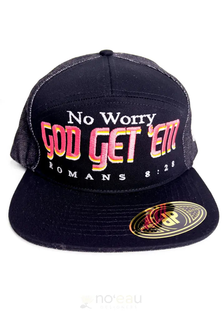 SHAKA D - Assorted No Worry God Get Em Snapbacks - Noʻeau Designers