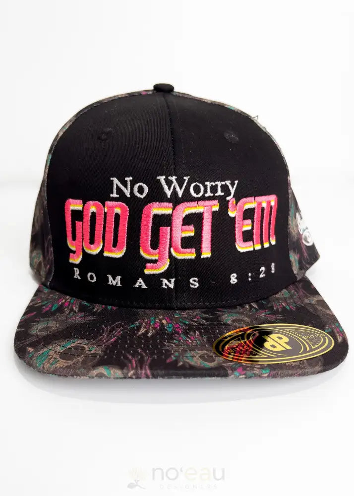 SHAKA D - Assorted No Worry God Get Em Snapbacks - Noʻeau Designers