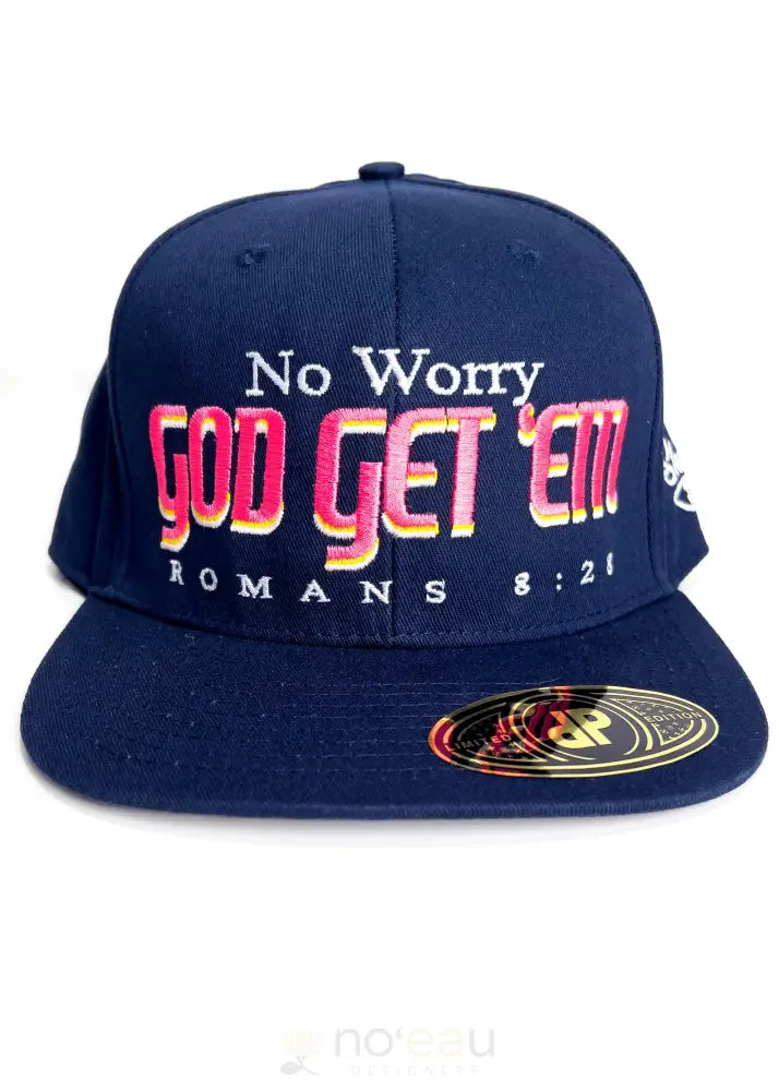 SHAKA D - Assorted No Worry God Get Em Snapbacks - Noʻeau Designers