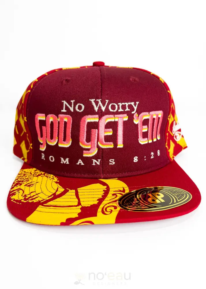 SHAKA D - Assorted No Worry God Get Em Snapbacks - Noʻeau Designers