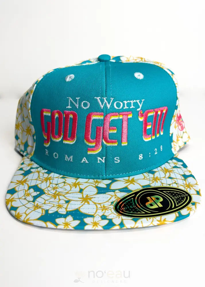 SHAKA D - Assorted No Worry God Get Em Snapbacks - Noʻeau Designers