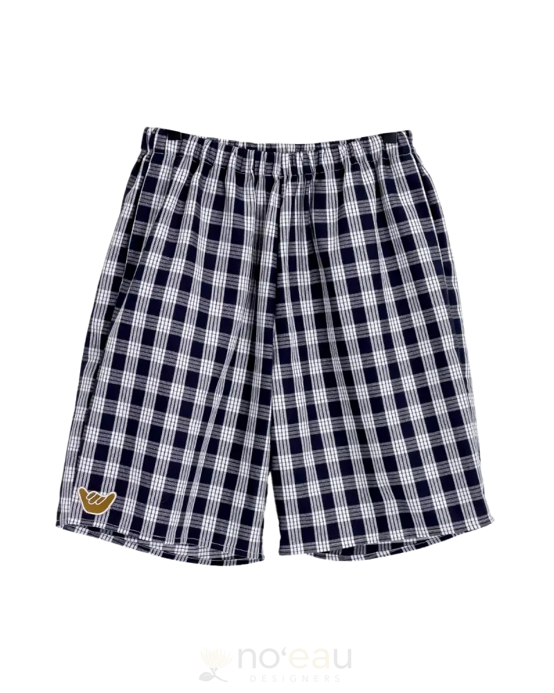 Shaka Palaka - Assorted Long Length Palaka Shorts Black / Small Men’s Clothing