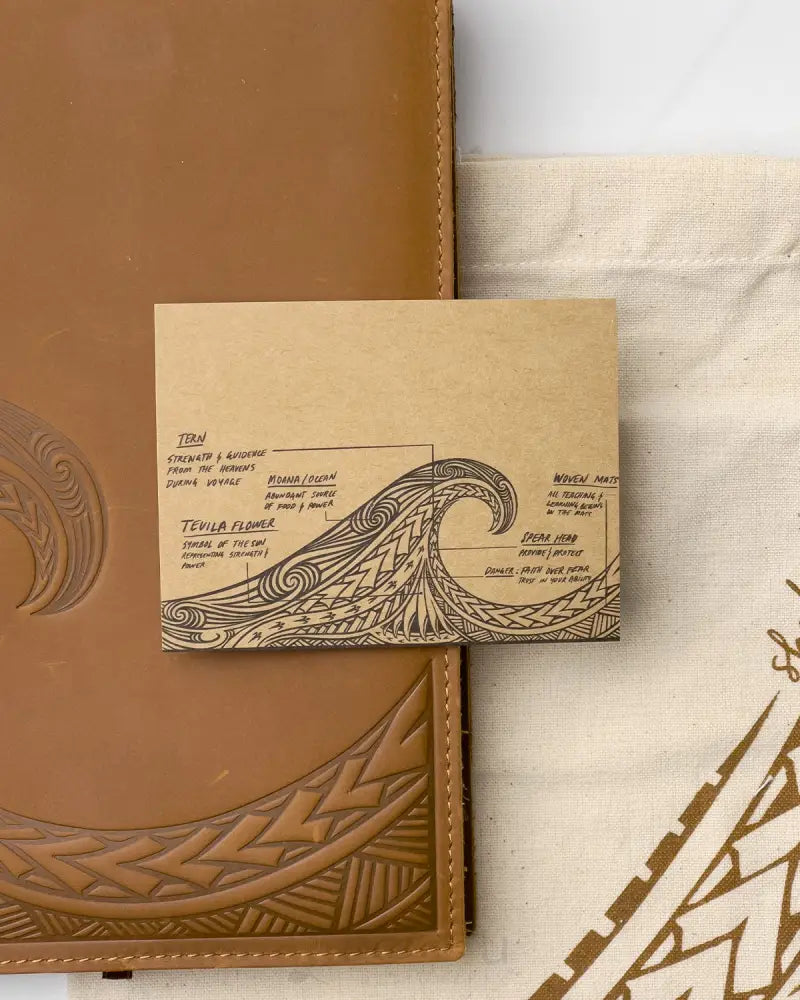 SHAKA TRIBE - Leather Journal - Noʻeau Designers