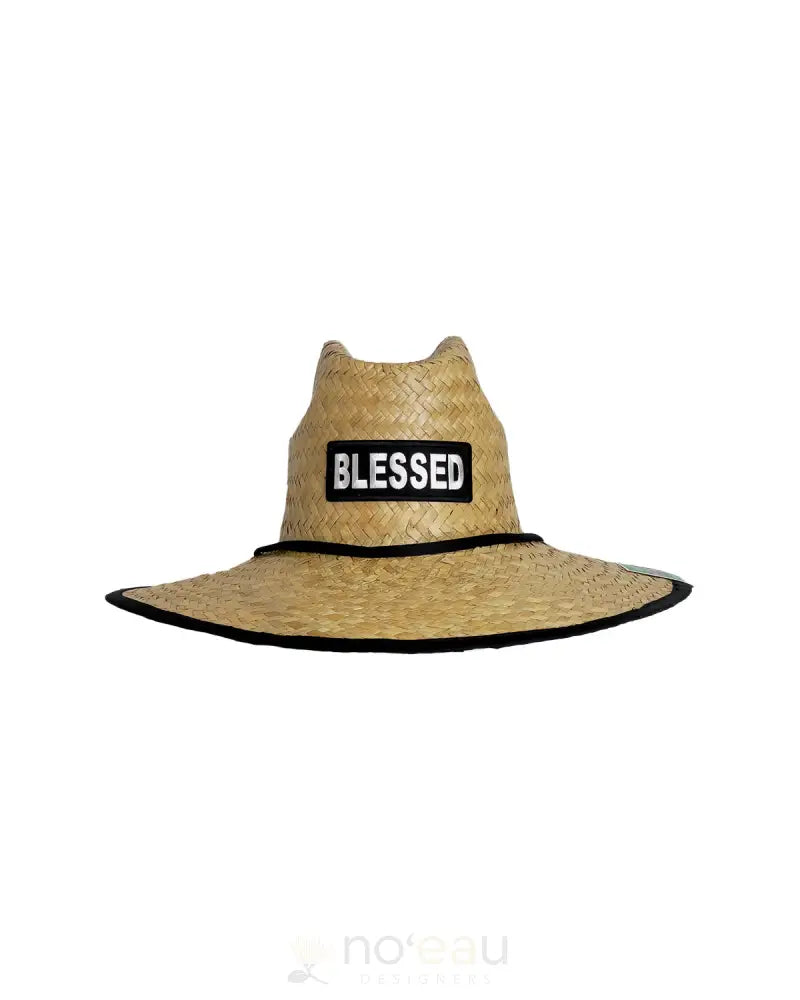 SHARE ALOHA EVERYDAY LLC. - "Blessed" Adult Straw Hat - Noʻeau Designers