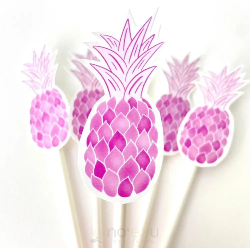 SKETCHED CAKES - Pineapple Paradise Cake Toppers - Noʻeau Designers