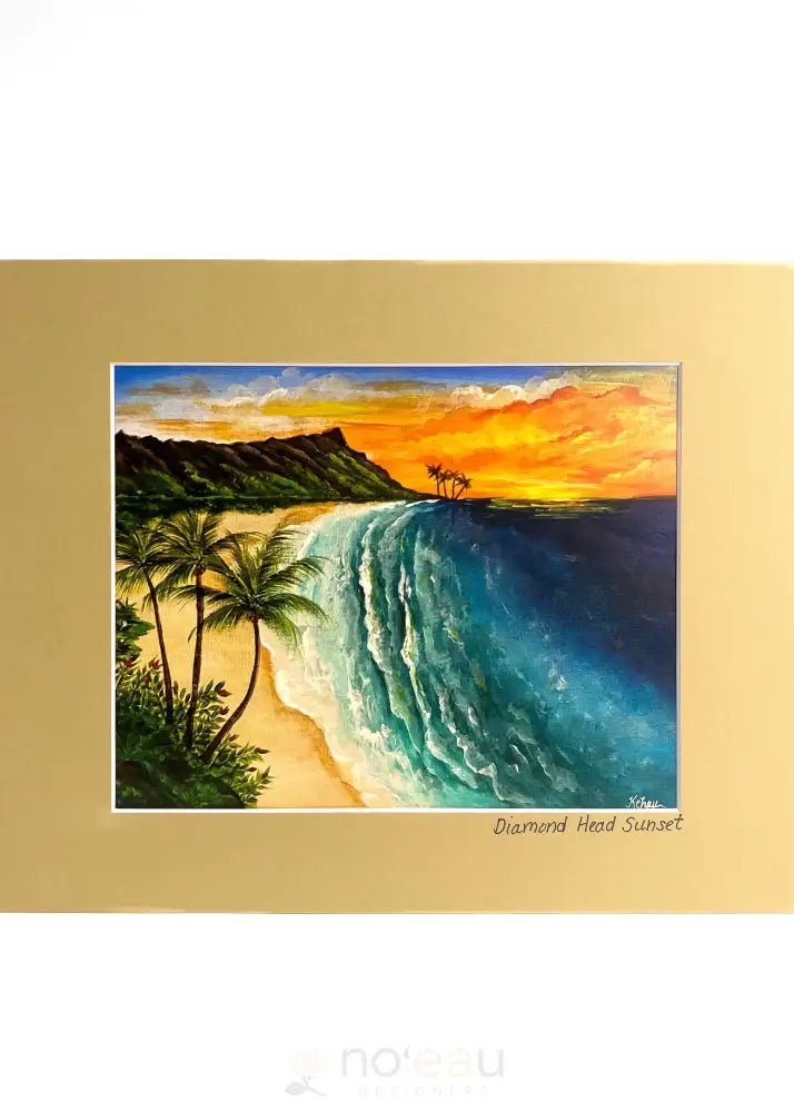 SMILES HAWAII 808 - Assorted 8 x 10 Matted Beach Prints - Noʻeau Designers