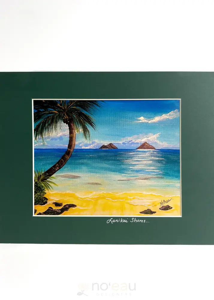 SMILES HAWAII 808 - Assorted 8 x 10 Matted Beach Prints - Noʻeau Designers