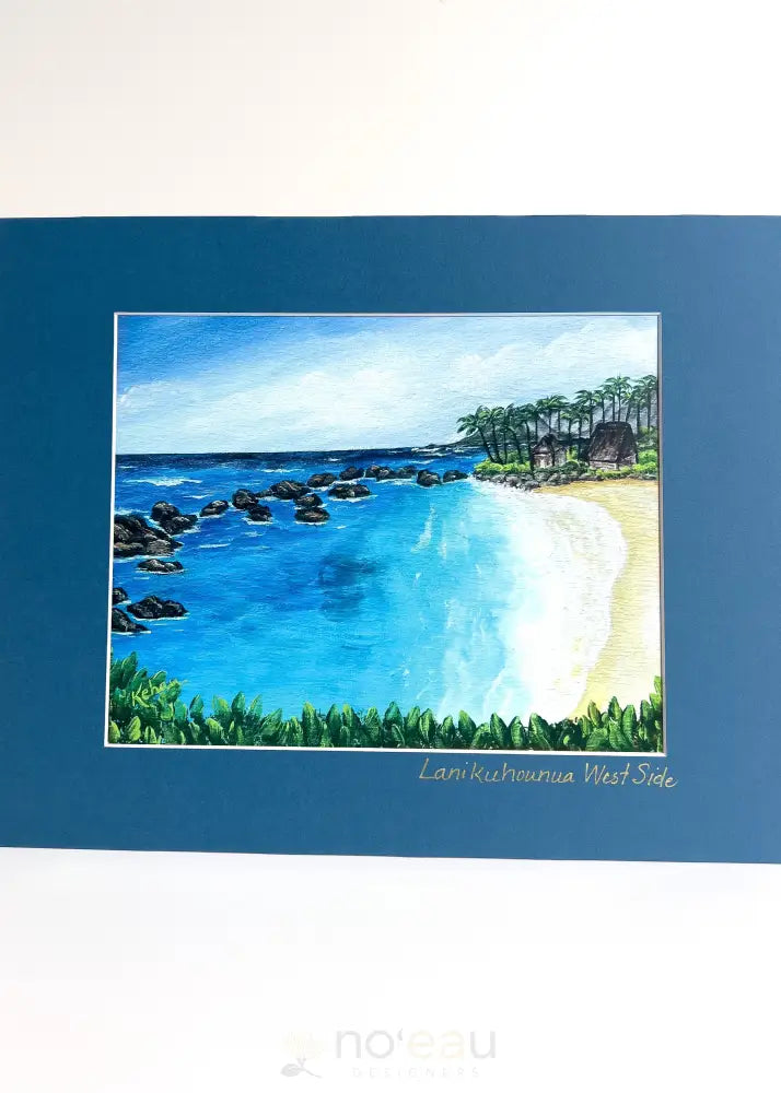 SMILES HAWAII 808 - Assorted 8 x 10 Matted Beach Prints - Noʻeau Designers