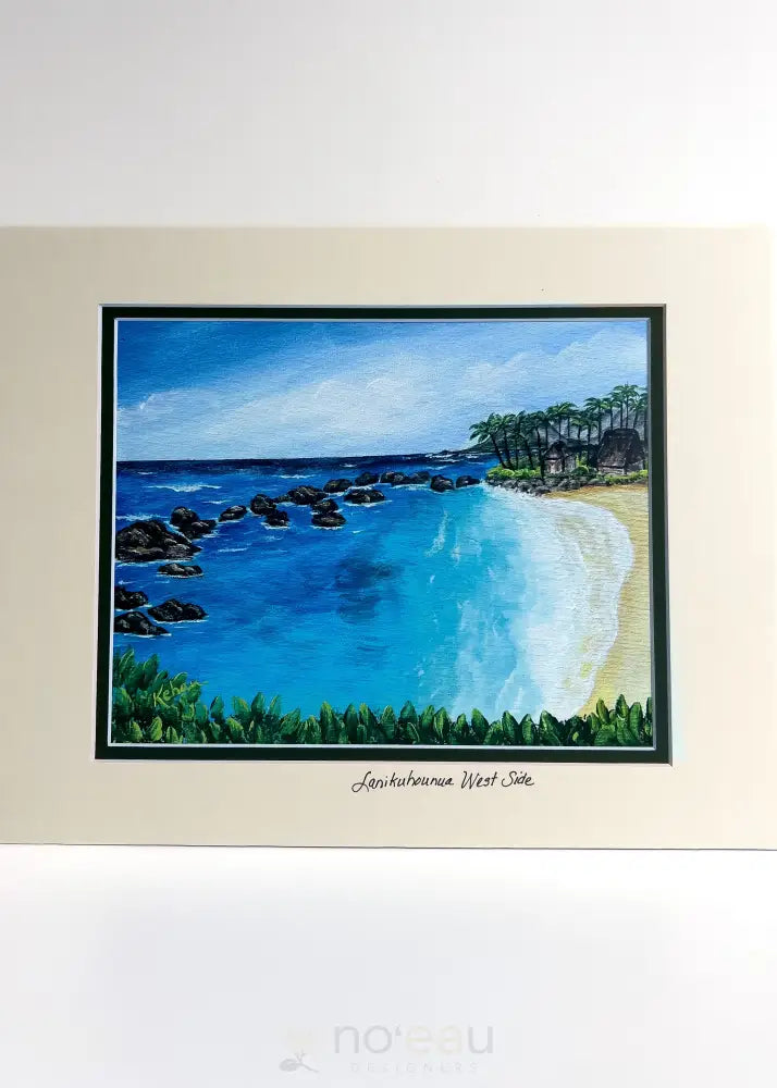 SMILES HAWAII 808 - Assorted 8 x 10 Matted Beach Prints - Noʻeau Designers