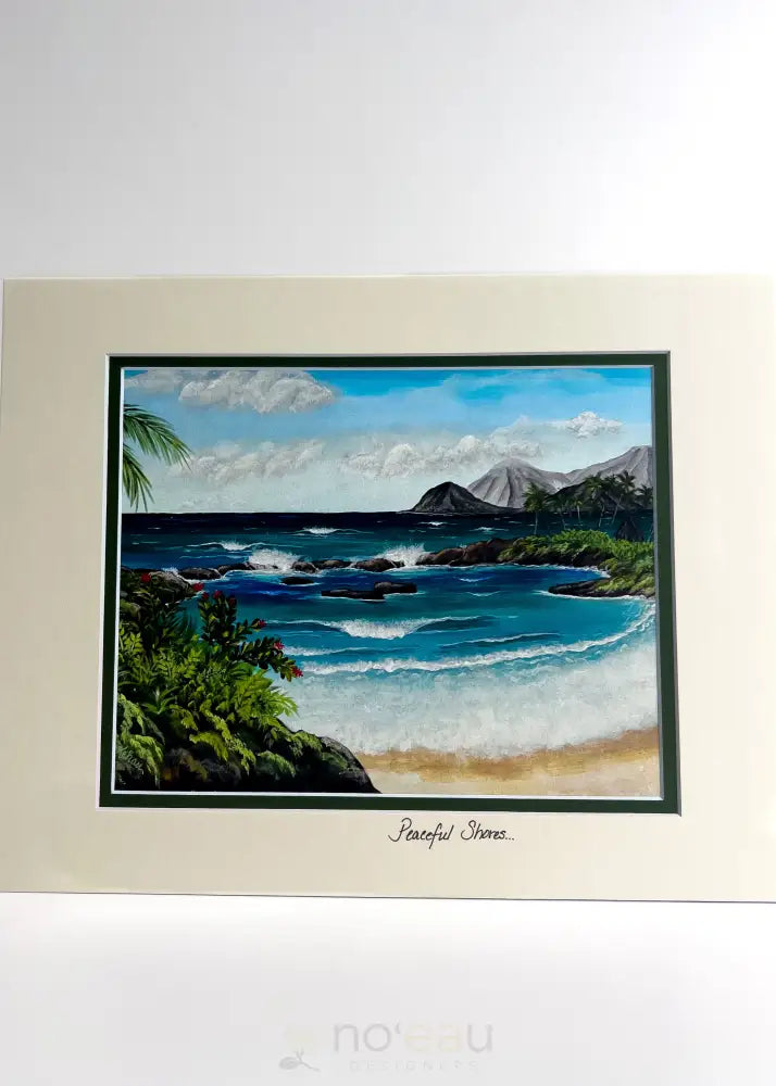 SMILES HAWAII 808 - Assorted 8 x 10 Matted Beach Prints - Noʻeau Designers