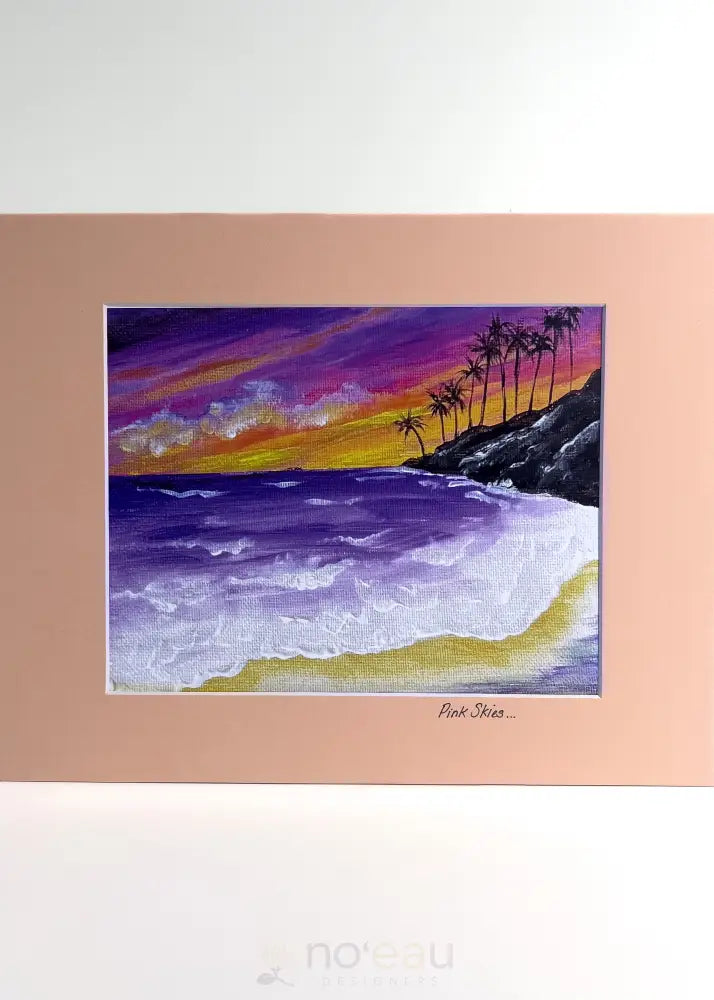 SMILES HAWAII 808 - Assorted 8 x 10 Matted Beach Prints - Noʻeau Designers