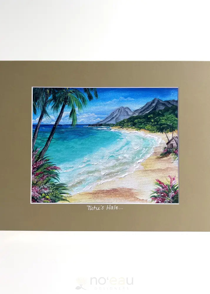 SMILES HAWAII 808 - Assorted 8 x 10 Matted Beach Prints - Noʻeau Designers