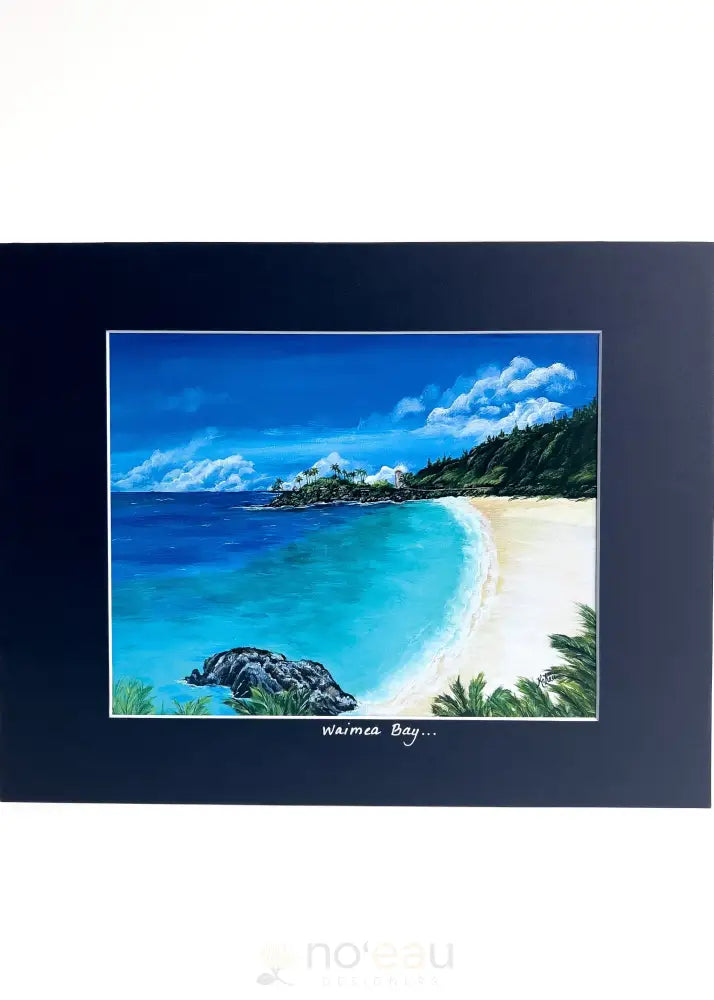 SMILES HAWAII 808 - Assorted 8 x 10 Matted Beach Prints - Noʻeau Designers