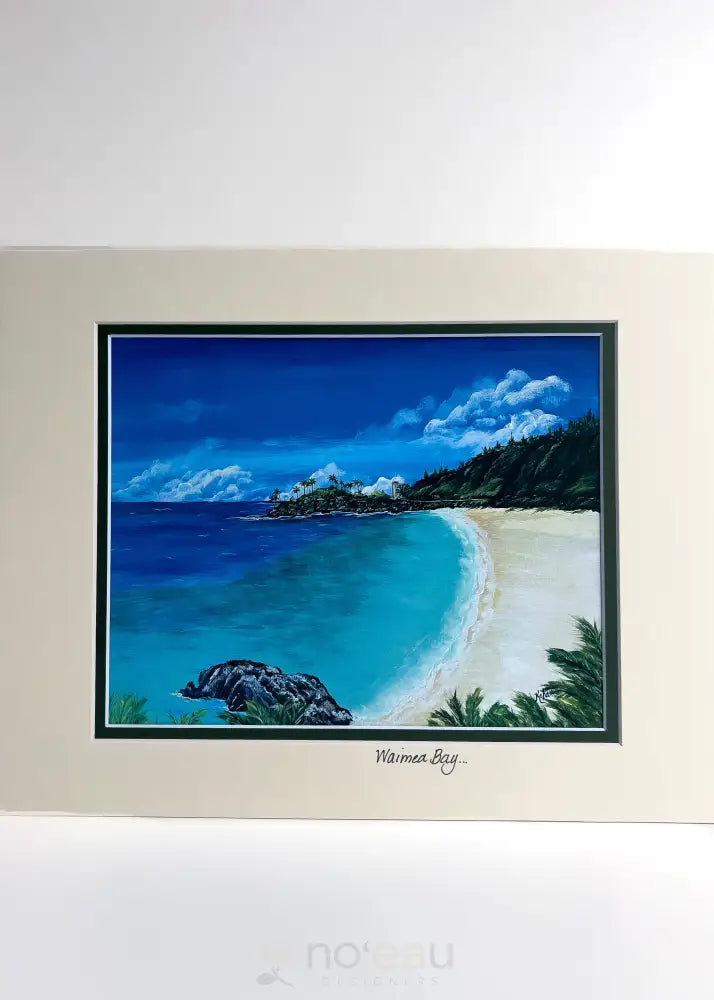 SMILES HAWAII 808 - Assorted 8 x 10 Matted Beach Prints - Noʻeau Designers