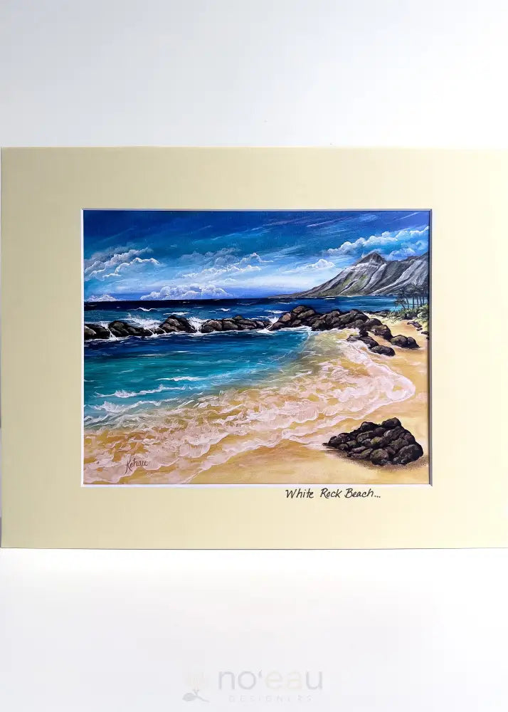 SMILES HAWAII 808 - Assorted 8 x 10 Matted Beach Prints - Noʻeau Designers