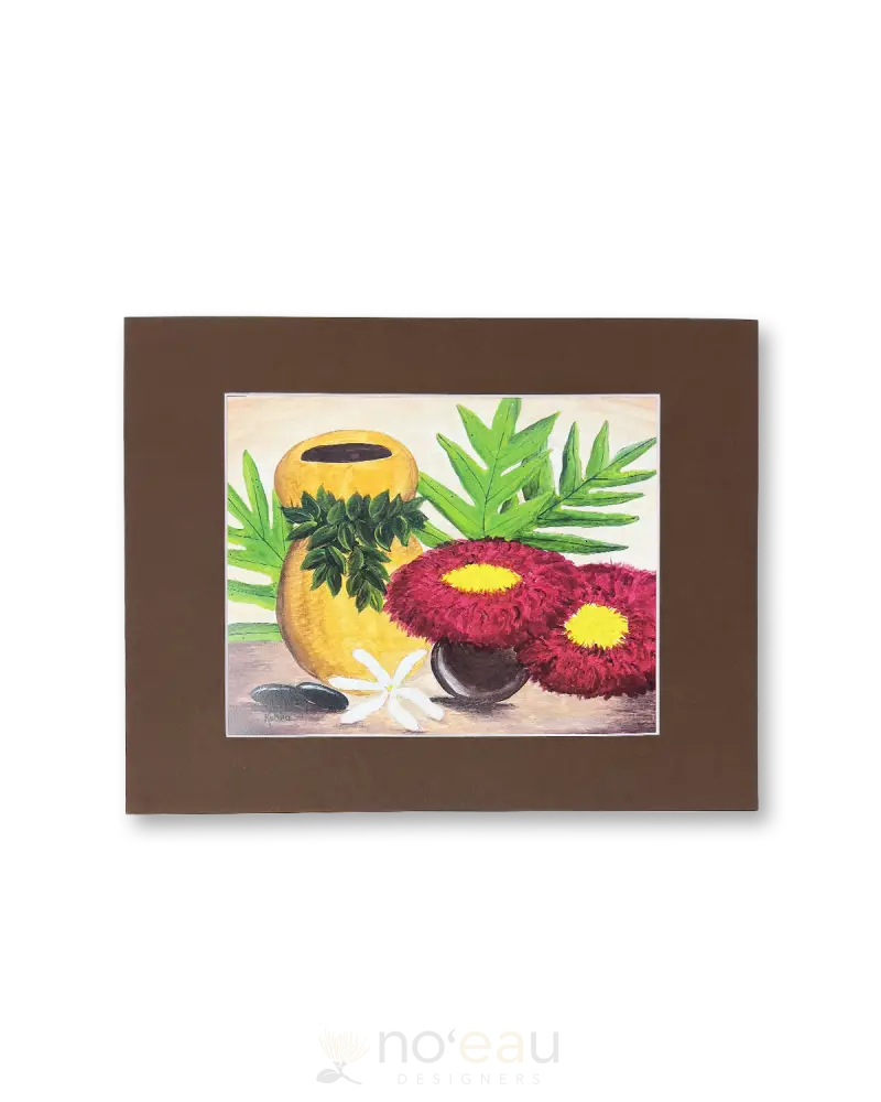 Smiles Hawaii 808 - Assorted 8X10 Matted Prints Double Uliuli A Home Goods