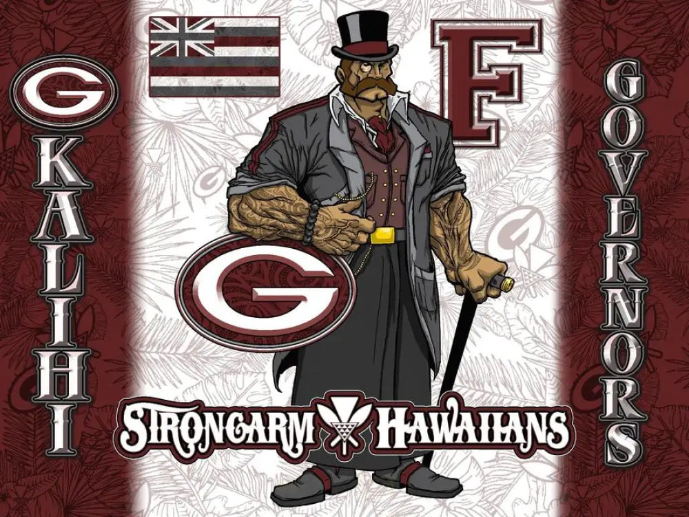 STRONGARM HAWAIIANS - School Pride Sun Shades - Noʻeau Designers