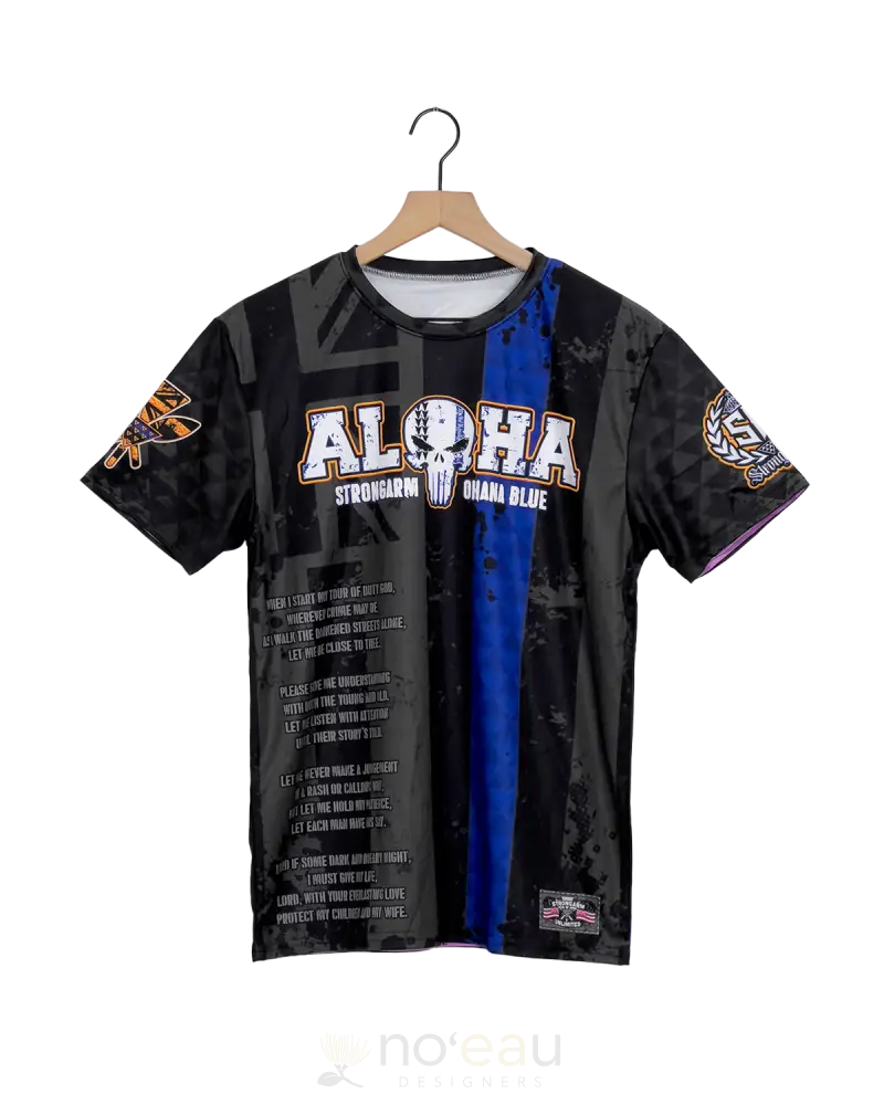 Strongarm Hawaiians - Blue Aloha Sub Dye Shirt Men’s Clothing