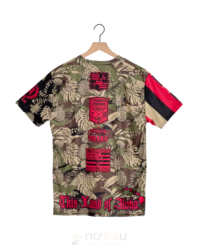 Strongarm Hawaiians - Camo Pineapple Sub Dye T-Shirt Mens Clothing