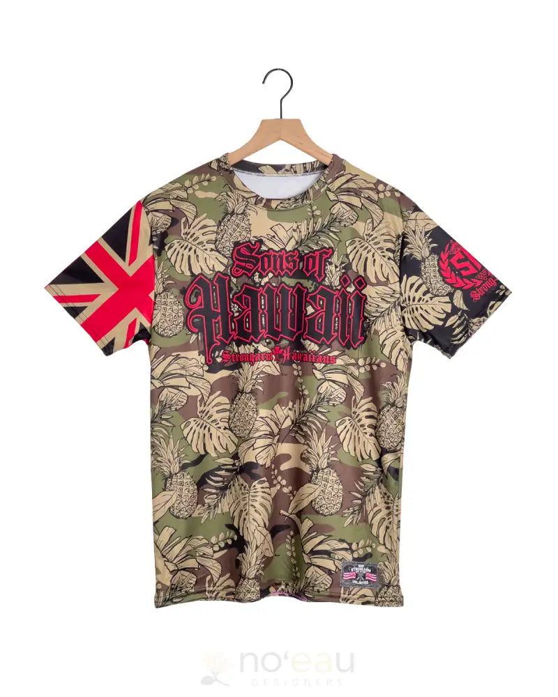 Strongarm Hawaiians - Camo Pineapple Sub Dye T-Shirt Mens Clothing