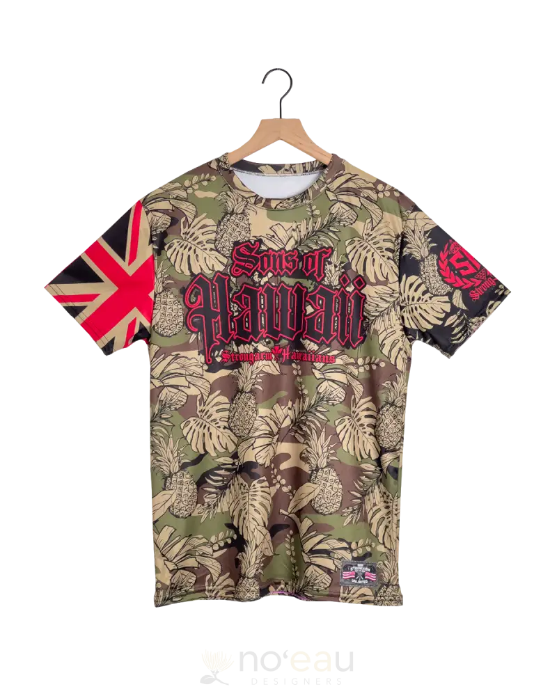 Strongarm Hawaiians - Camo Pineapple Sub Dye T-Shirt Mens Clothing