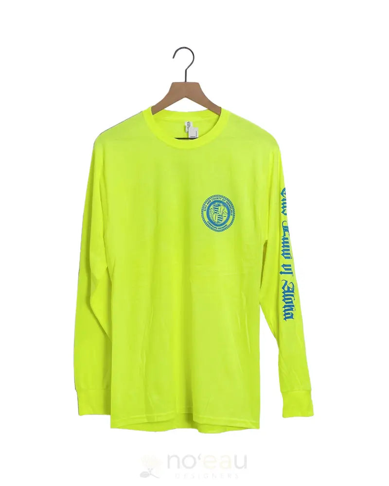 STRONGARM HAWAIIANS - City & County Fluorescent Long Sleeve - Noʻeau Designers