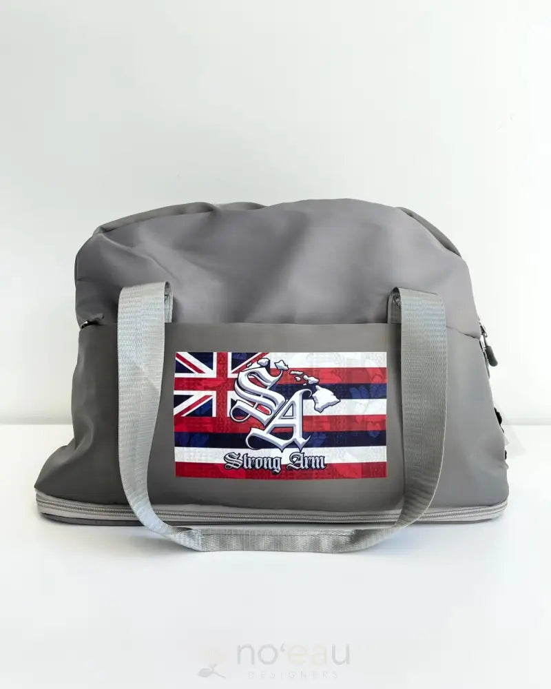 STRONGARM HAWAIIANS - Hae Hawaiʻi Gray Travel Bag - Noʻeau Designers