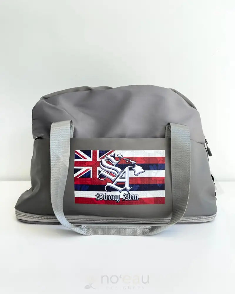 STRONGARM HAWAIIANS - Hae Hawaiʻi Gray Travel Bag - Noʻeau Designers