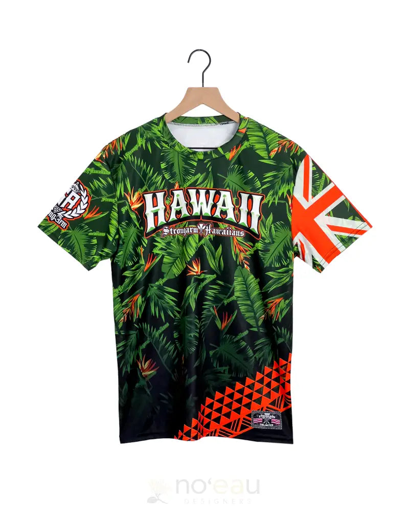 STRONGARM HAWAIIANS - Hawaii Bird of Paradise Sub Dye T-Shirt MEN’S CLOTHING