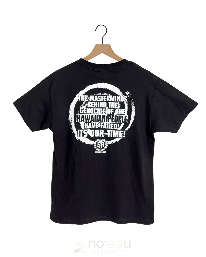 Strongarm Hawaiians - Hawaiian Stand Up Black T-Shirt