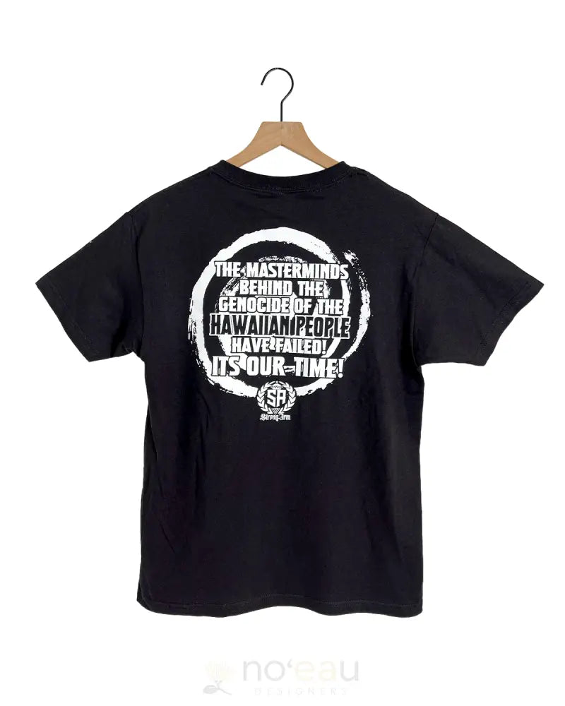 Strongarm Hawaiians - Hawaiian Stand Up Black T-Shirt