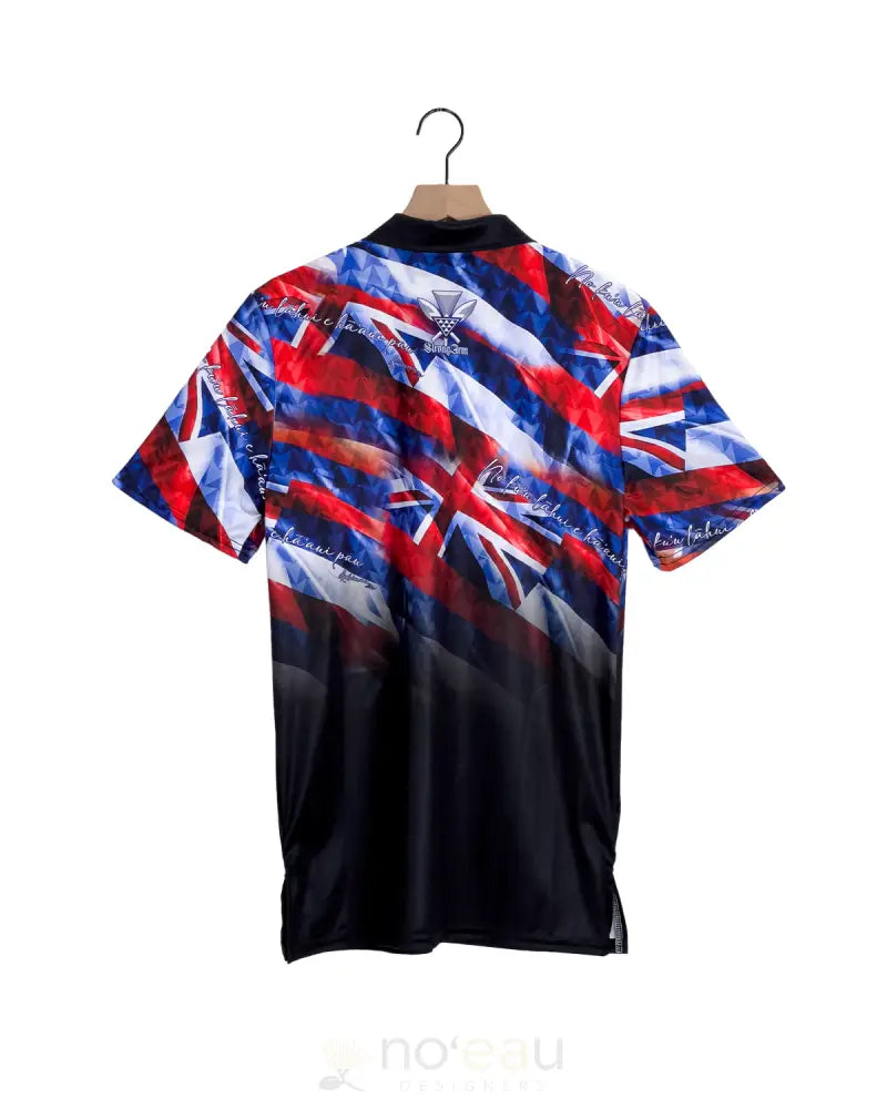 STRONGARM HAWAIIANS - Hinaleimoana No Kuu Lahui Polo Sub Dye MEN’S CLOTHING