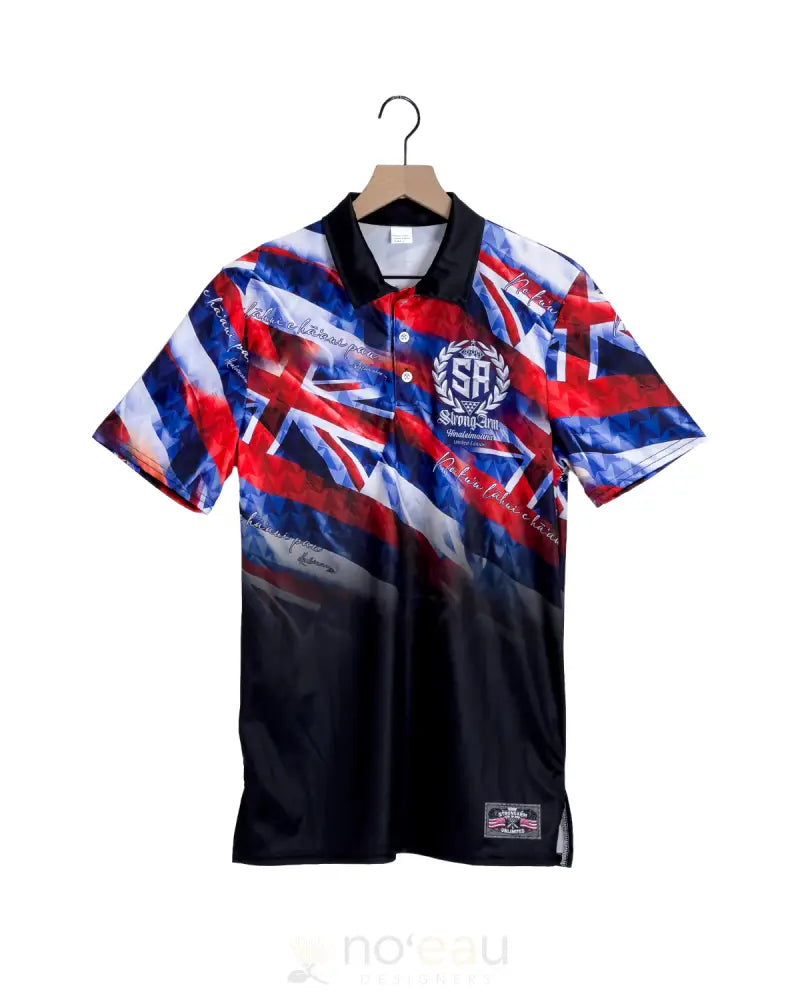 STRONGARM HAWAIIANS - Hinaleimoana No Kuu Lahui Polo Sub Dye MEN’S CLOTHING