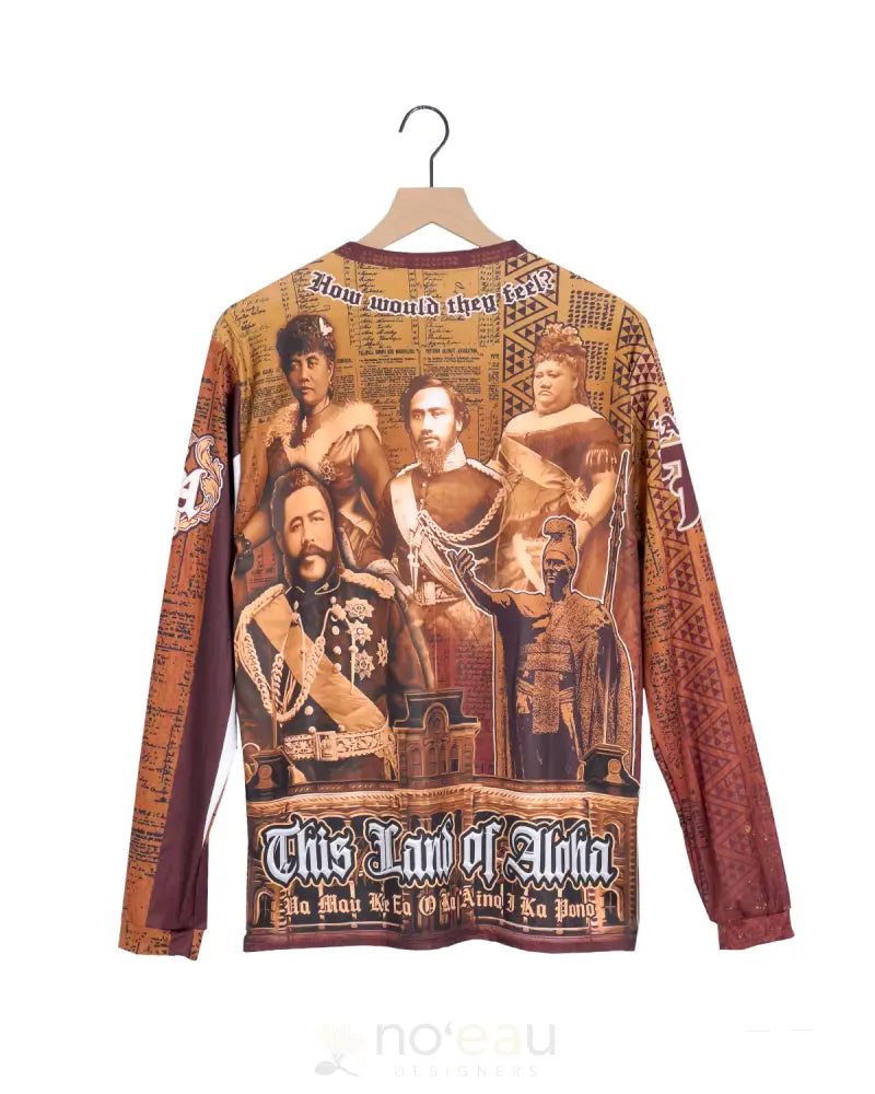 Strongarm Hawaiians - How Would They Feel? Brown Sub Dye Long Sleeve Men’s Clothing